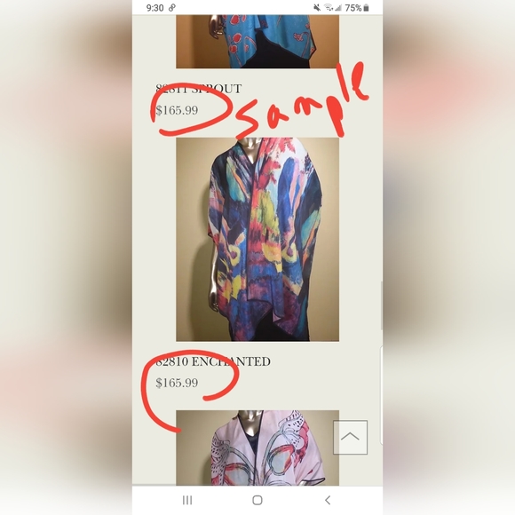 100% silk kimono/coverup - Picture 13 of 15